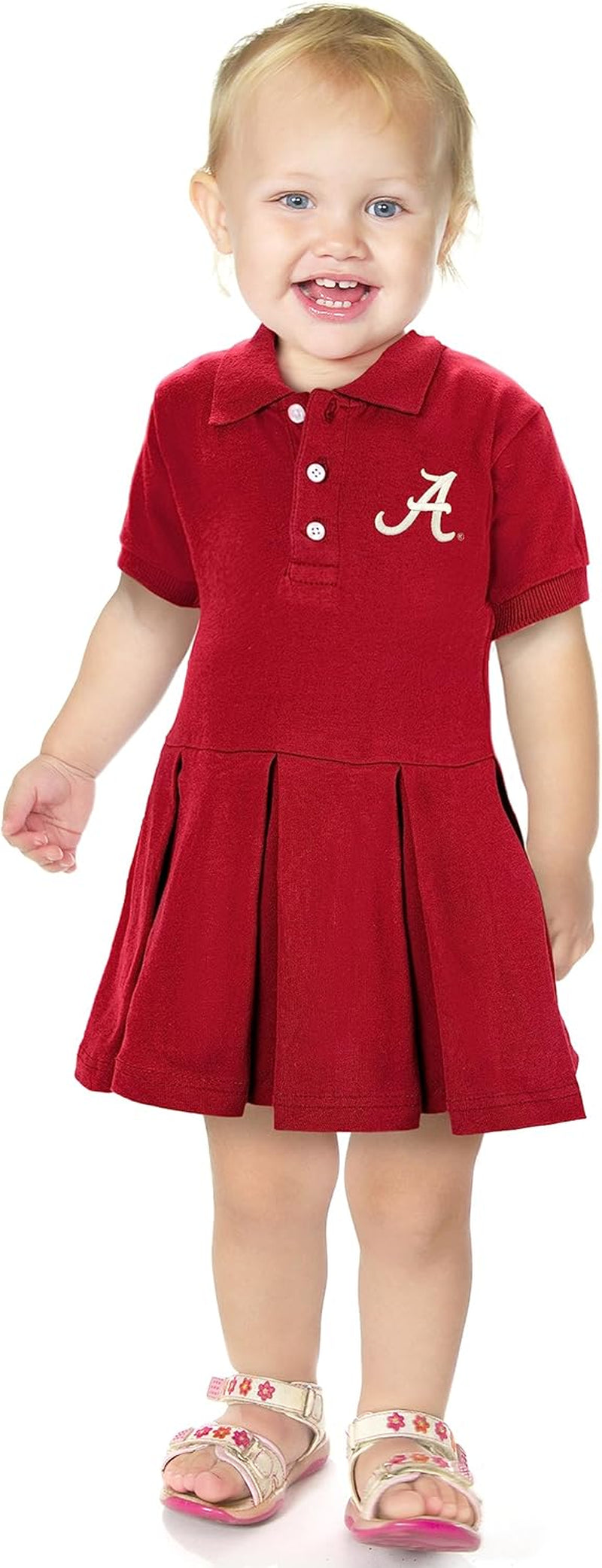 NCAA Short Sleeve Infant and Toddler Girls Polo Dress-100% Cotton-Newb Cadet's Baby Boutique NCAA Short Sleeve Infant and Toddler Girls Polo Dress-100% Cotton-Newb Cadet's Baby Boutique