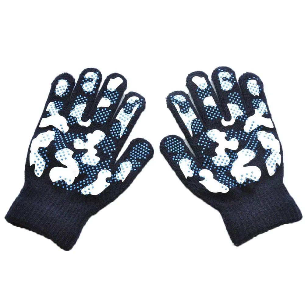 New Children Magic Stretchable Glove Winter Warm Gloves Knitting Kids Full Finger Magic Mittens