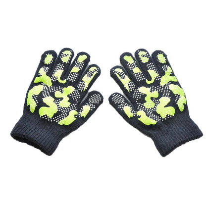 New Children Magic Stretchable Glove Winter Warm Gloves Knitting Kids Full Finger Magic Mittens