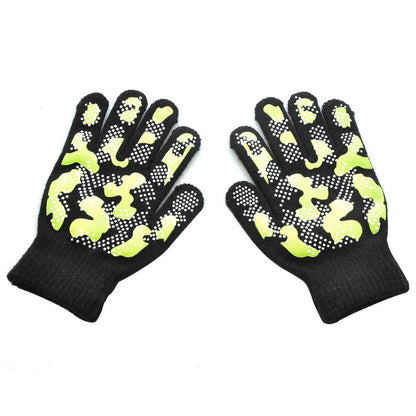 New Children Magic Stretchable Glove Winter Warm Gloves Knitting Kids Full Finger Magic Mittens